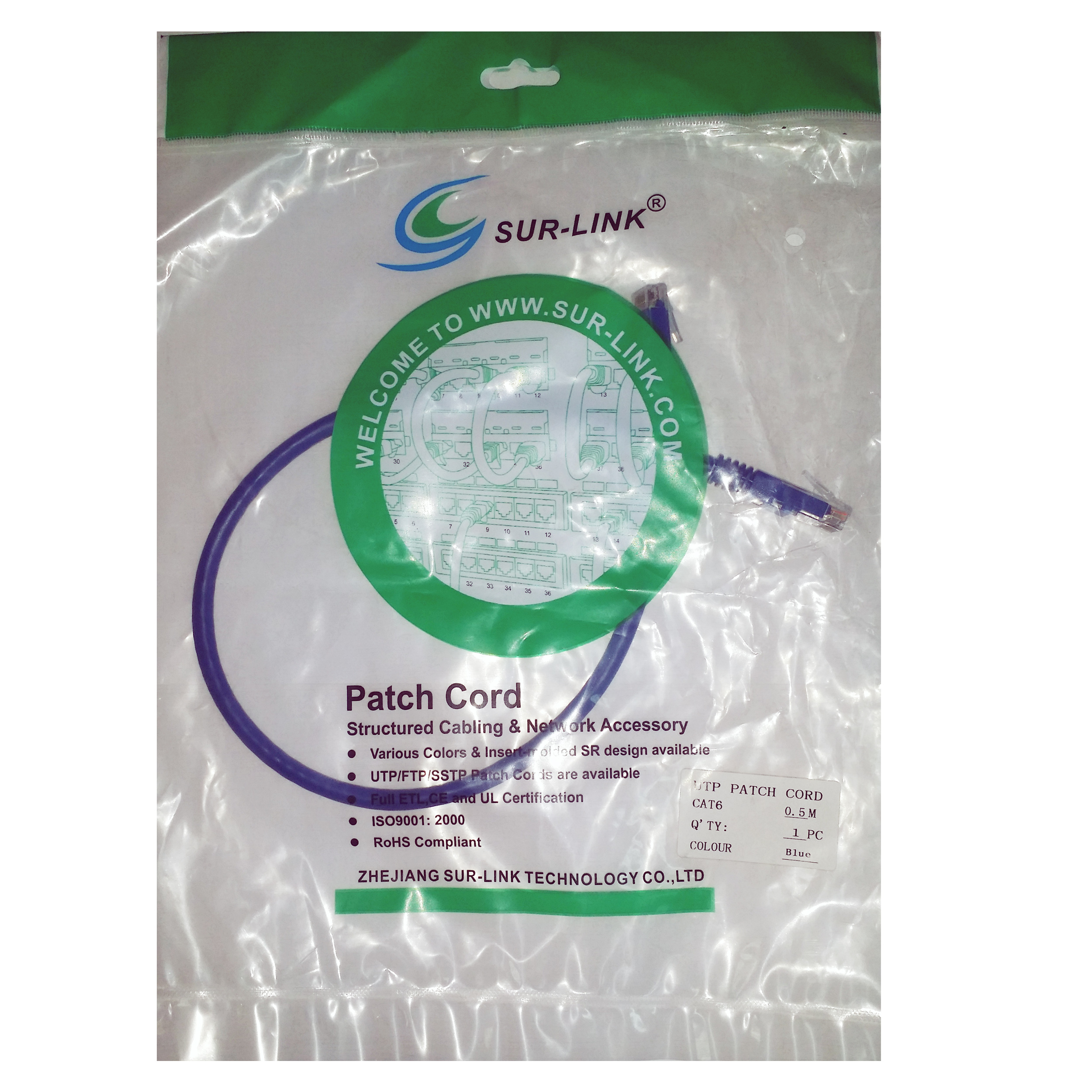 پچ کورد cat 6 UTP