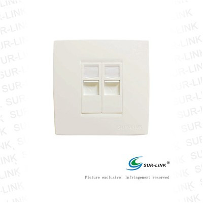 فیس پلیت 2 پورت 86*86